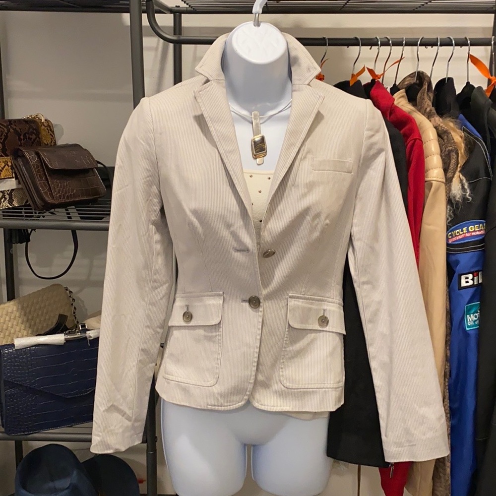 Banana republic cotton blazer size 0.